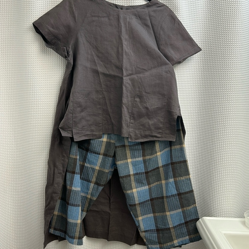 Linen two piece outfit
